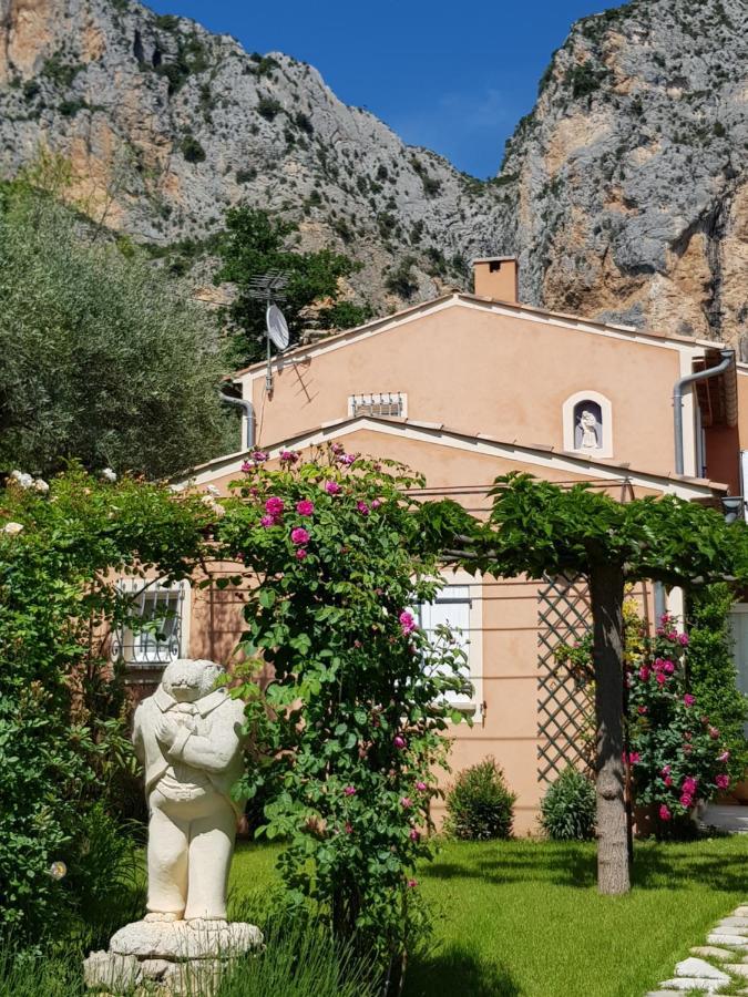 Bastide Des Oliviers Bed and Breakfast Moustiers-Sainte-Marie Exteriör bild