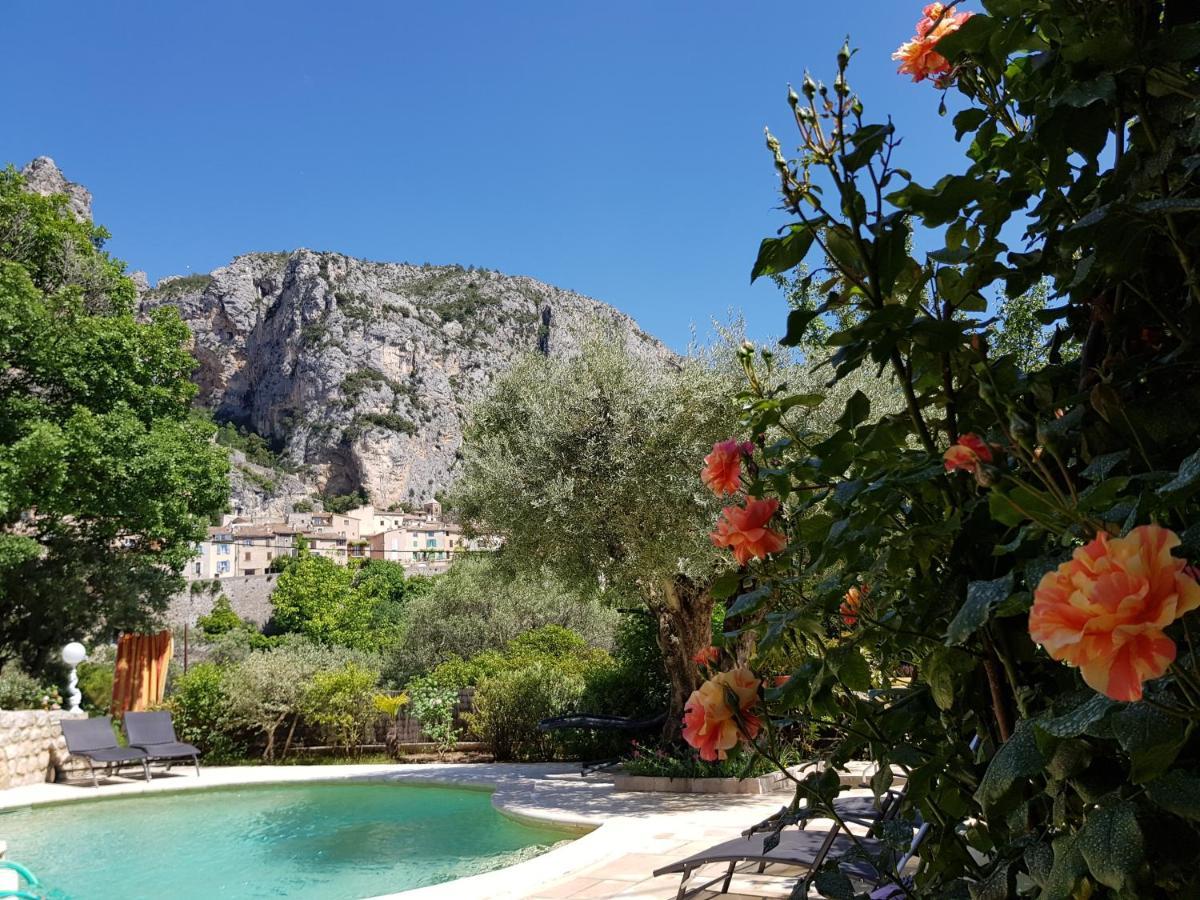 Bastide Des Oliviers Bed and Breakfast Moustiers-Sainte-Marie Exteriör bild