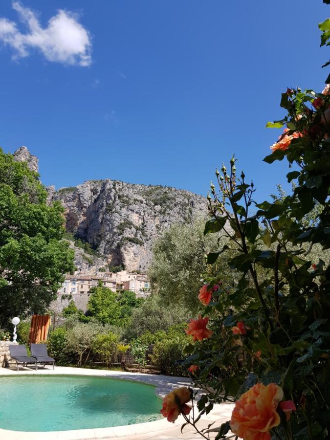 Bastide Des Oliviers Bed and Breakfast Moustiers-Sainte-Marie Exteriör bild